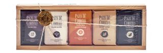 Pack Surtido 5 Chocolates estuche madera