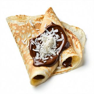 Crepes con Nutella e Cocco