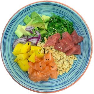 A58.Poke Mixto Atún y salmón