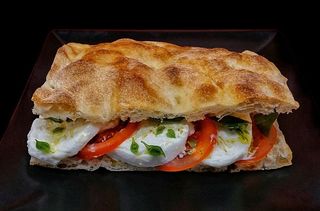 Focaccia Caprese
