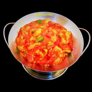 84 Langostinos Con Chili Y Ajo