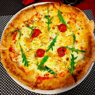 Pizza cu Creveti