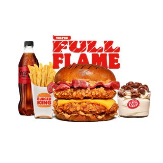 Menu Completo Double Full Flame Crispy Chicken®