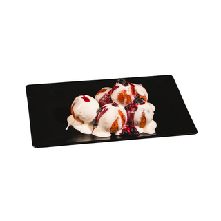 Papanași Basket Cu Dulceață De Afine