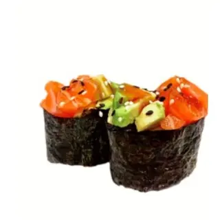 Gunkan Salmón Y Aguacate (2 Pzs.)