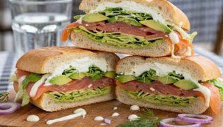 Panino al salmone