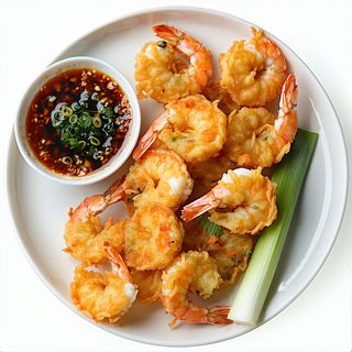 Gamberoni in tempura