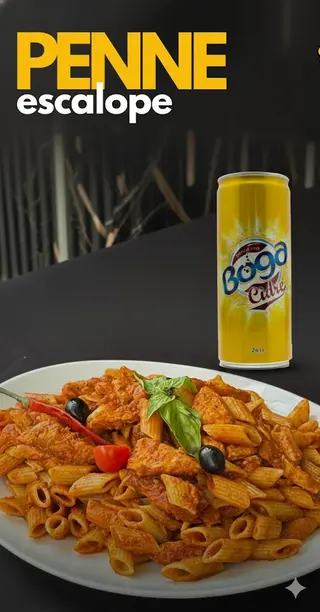 Penne Escalope + Boga