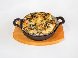 Penne 4 formaggi gratinata al forno