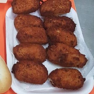 Croquetas de espinacas de pollo 