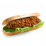 Bocadillo de carne picada