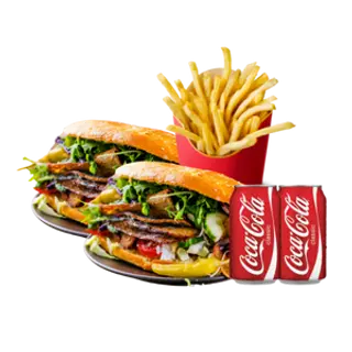Menú Pareja 2 Kebabs