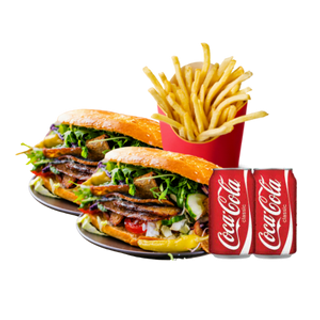 Menú Pareja 2 Kebabs