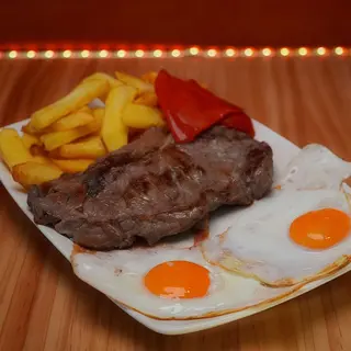 Plato Con Entrecot