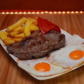 Plato Con Entrecot