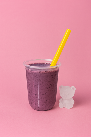 Smoothie cu afine si banane 450ml