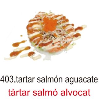 403.Tartar salmón aguacate