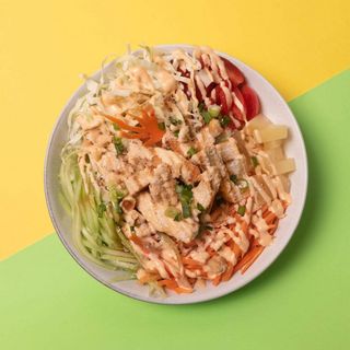 Teppanyaki chicken poke