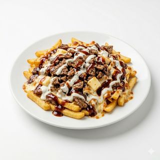 Plato De Patatas Con Carne (Grande)