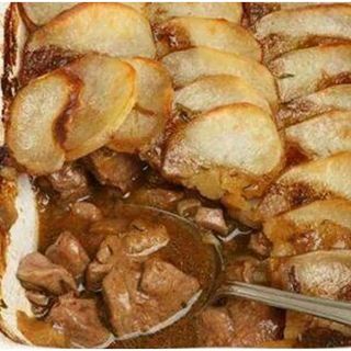 Liver with Irish potatoes