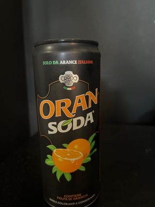 Włoski Napoj Gazowany Oran Soda