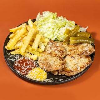 ქათმის ფილე პარმეზანით