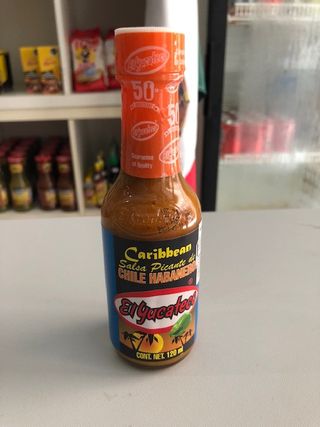 Salsa Picante Verde De Chile Habanero, El Yucateco, 120Ml
