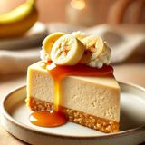 Fetta di torta speciale banana