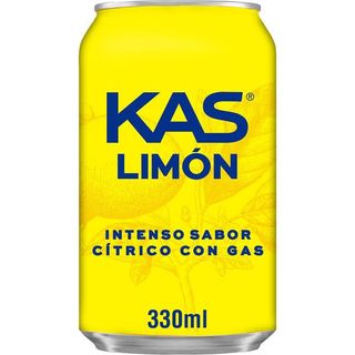 KAS Limón Refresco con gas sabor Limón Lata 330ml