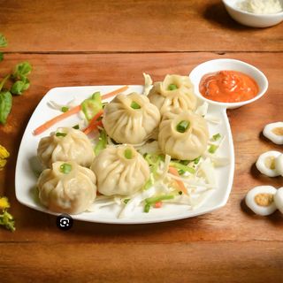 Pork steam momo 7 pieces