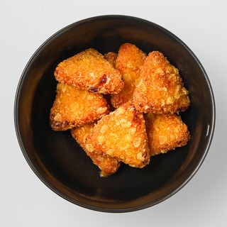 Nacho cheese triangles