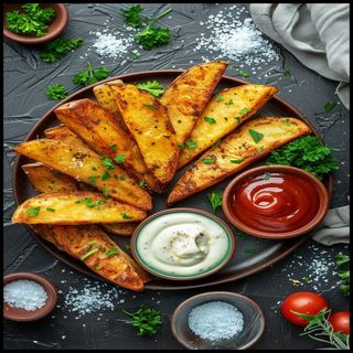 Crispy Potato Wedges