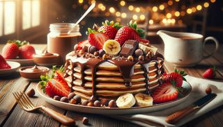 Pancakes nutella