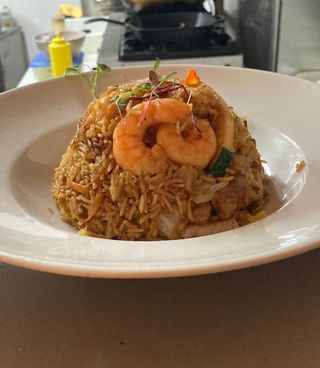Wok De Langostinos