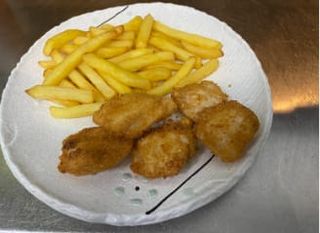 A4. Pescado Rebozado Frito Con Patatas