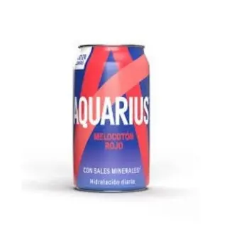Aquarius Melocotón lata 330ml.