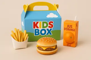 Mini Burger + Jus + Frites