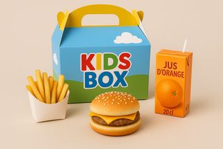Mini Burger + Jus + Frites