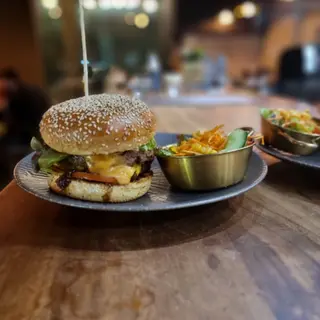 Burger double steak