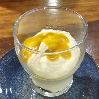 mousse casero de mango