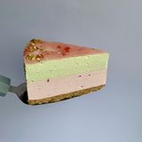 Чизкейк фісташка- малина 