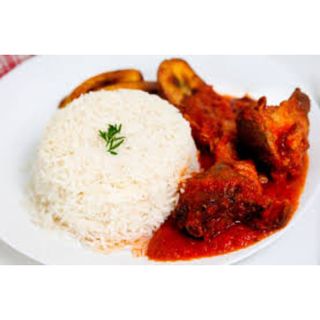 White Rice And Stew