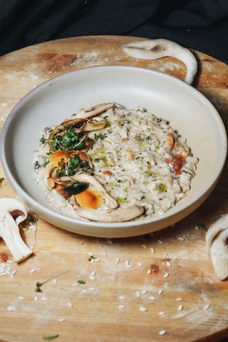 Risotto con funghi porcini