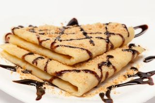 Clătite cu ciocolata si banana