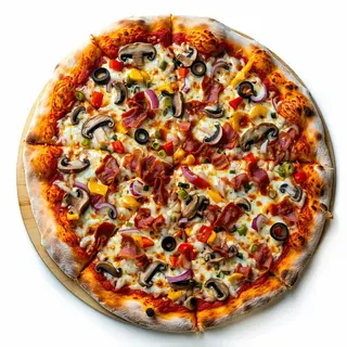 Bacon - pizza rossa