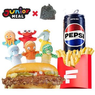 M Junior Meal Hamburger