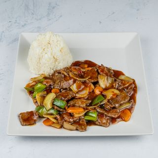 G82. Junetina Szechuan  (ljuto) + Riža