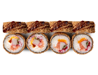 Темпура-рол лосось-краб