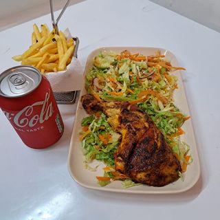 Chicken Legs com Batata e Coca