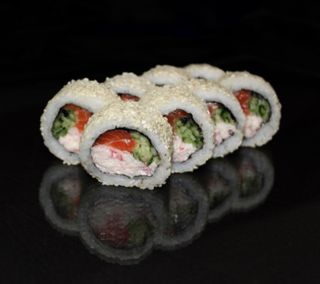 Каліфорнія в кунжуті з Лососем